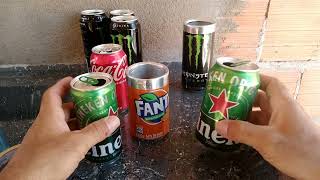 como fazer copo artesanal com latinha