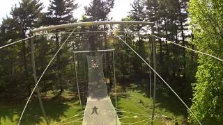 Bernadette Pace & Nicholas Port: Over The Bar Trapeze Catch and Return (via GoPro).mov