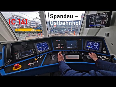 Meine erste Fahrt | IC 141 Berlin-Spandau - Ostbahnhof | Führerstandsmitfahrt | BR 193 Vectron