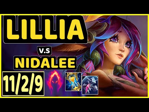 LILLIA vs NIDALEE - 11/2/9 KDA JUNGLE GAMEPLAY - EUW Ranked MASTER