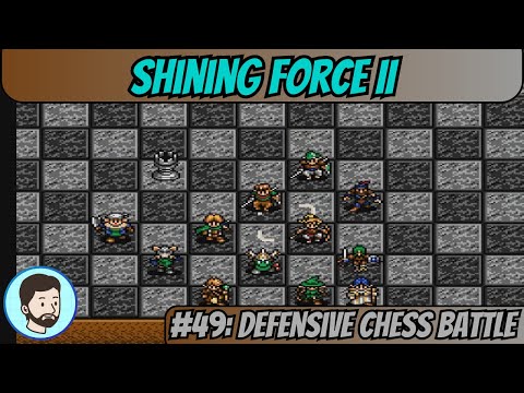 Shining Force II (Mega Drive) - Part 49: Defensive Chess Battle