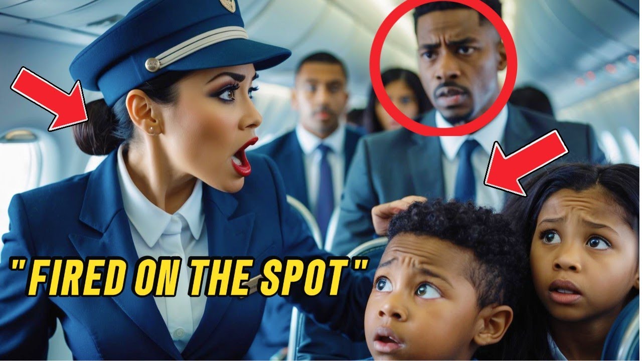 Flight Attendant Yells at Black Child, 10 Minutes Later She’s Fired in Front of Everyone!