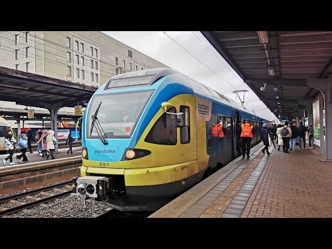 eurobahn Mitfahrt auf der Kompletten RB 72 von Herford bis Paderborn Hbf im Stadler Flirt 1