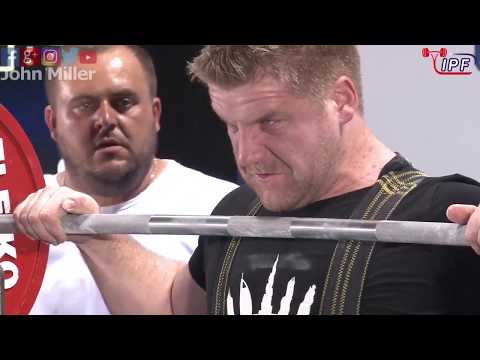 Quintin Meyer – 3. Platz 1050 kg gesamt – 120 kg Klasse 2019 IPF World Open