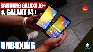 Samsung Galaxy J6+ and Samsung Galaxy J4+ Unboxing and Hands On