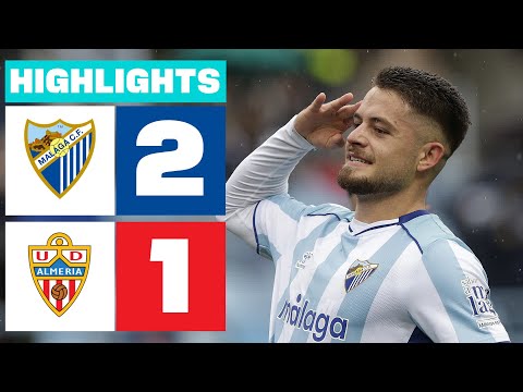 MÁLAGA CF 2 - 1 UD ALMERÍA | RESUMEN LALIGA HYPERMOTION