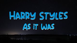 Harry Styles - As it Was ( Lyric )