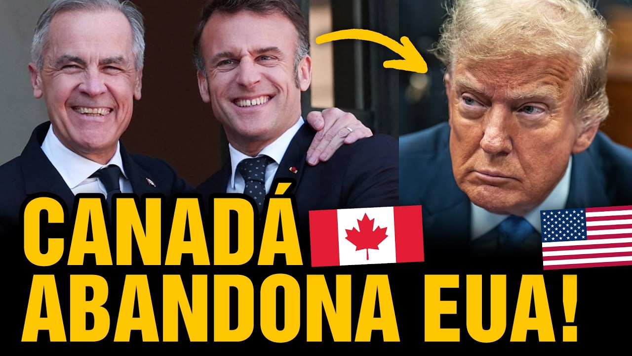 Guerra EUA vs Canadá! Canadá abandona EUA e busca apoio na Europa 😮 🇺🇸 🇨🇦 Canadá Diário News
