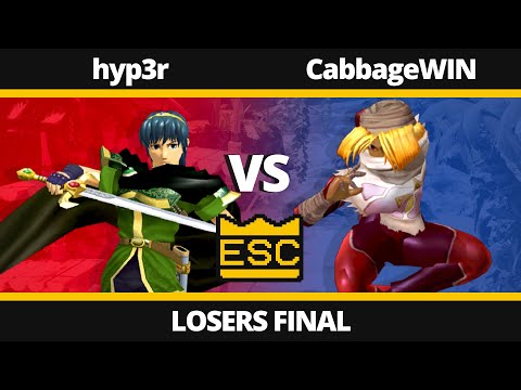 ESC 53 - Losers Final - hyp3r (Marth) Vs. CabbageWIN (Sheik) - SSBM UK Local Tournament