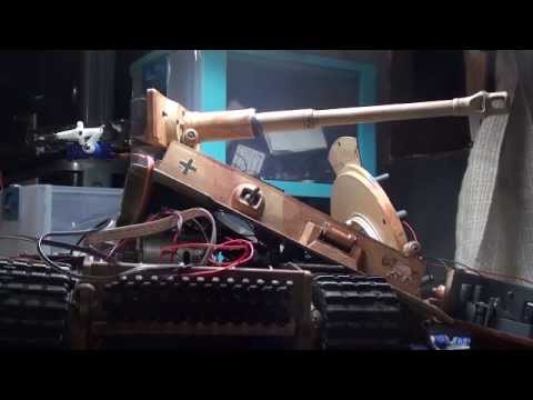 Recoil test using mini servo controlled by TK22-T1