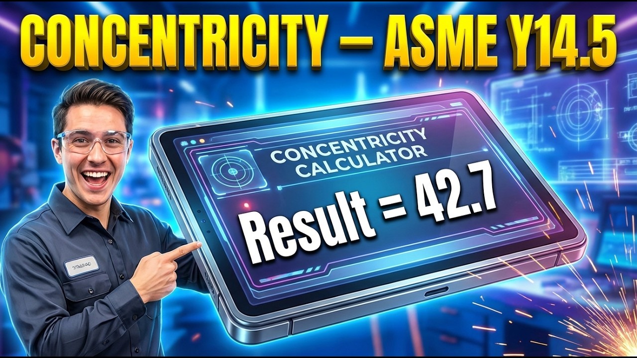 Concentricity Calculator — ASME Y14.5