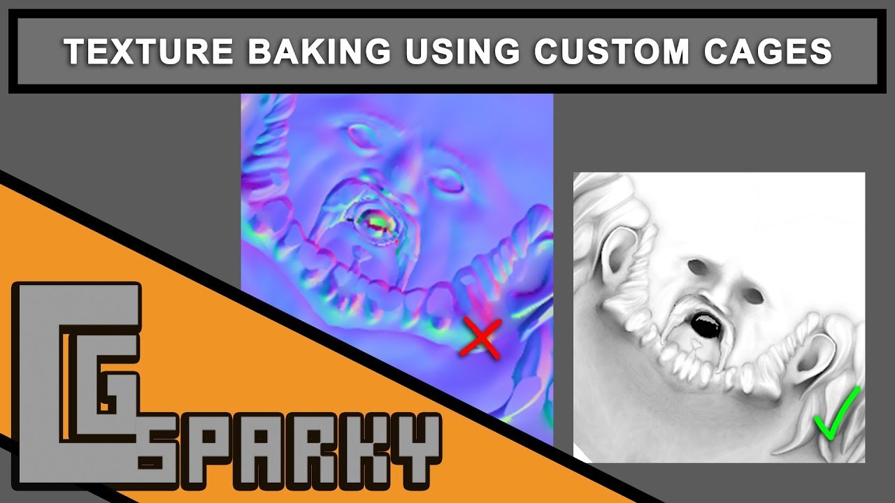 How To Bake Perfect Texture Maps with Custom Cages