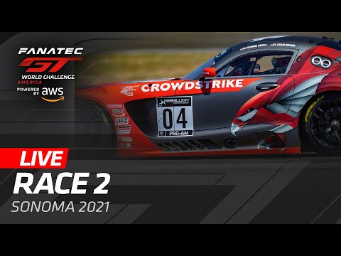 ブランパンGTワールドチャレンジ・アメリカ（ソノマ）GTワールドチャレンジ レース2 無料ライブ配信動画
