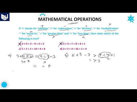 Mathematical Operations examples | Part 4 | Reasoning | Bharath Kumar