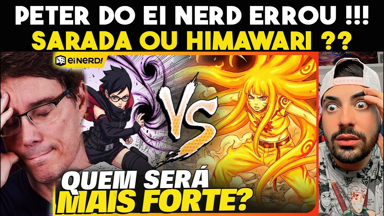 SARADA vs HIMAWARI - QUAL A KUNOICHI MAIS FORTE DE BORUTO? - Ei Nerd React- Fred animes