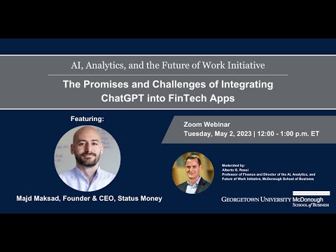 ChatGPT, FinTech Apps, and the Future of Financial Services