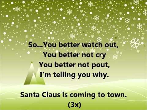 Santa Claus Is Coming To Town - Glee Cast