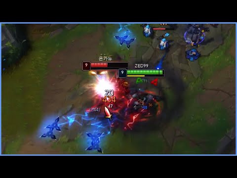 ZED99 VS 프제짱의 요네 칼과 검의 대결