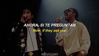 Just Good Friends - Michael Jackson, Stevie Wonder [Lyrics] [Sub. Español]