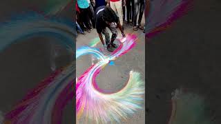 Rangoli artist pratik #kolhapur #maharashtranews #rangoli #marathi #mulga