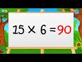 Learn Multiplication Table of Fifteen 15 x 1 = 15 - 15 Times Tables