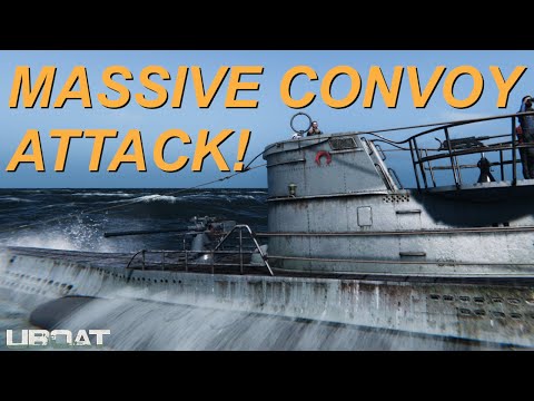 UBOAT Gameplay || Massive Convoy Attack!