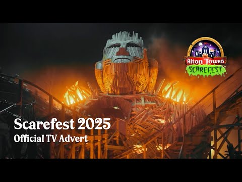 Official 2025 Scarefest TV Advert | Alton Towers Resort