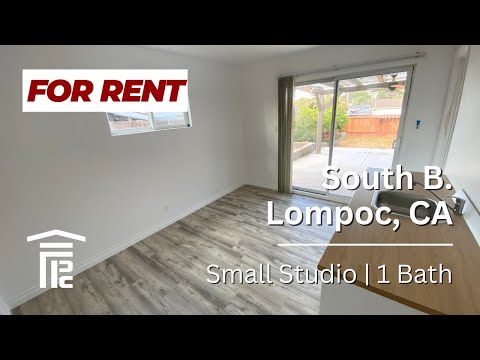 1-Bedroom Unit with Parking & Appliances - Lompoc, CA - Pet-Friendly property video