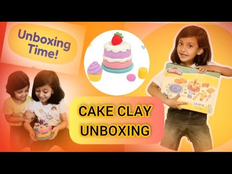 “Unboxing Cake Clay set with lots of smiles, colors and funny moments #unboxing #sister #viral #fun 