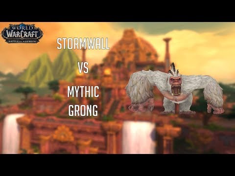 Stormwall VS Mythic Grong (Destruction Warlock PoV)