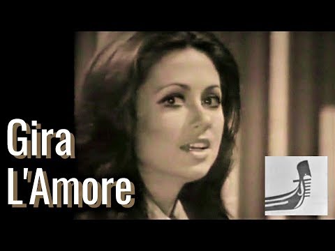 GIGLIOLA CINQUETTI: "GIRA L'AMORE" great performance at "Séparé" 1972 (⬇️Testo*(⬇️Lyrics*)
