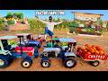 RC Monster Tractors Carrying Vegetables To Market Swamp Muddy Terrain Chatpat Toy Tv