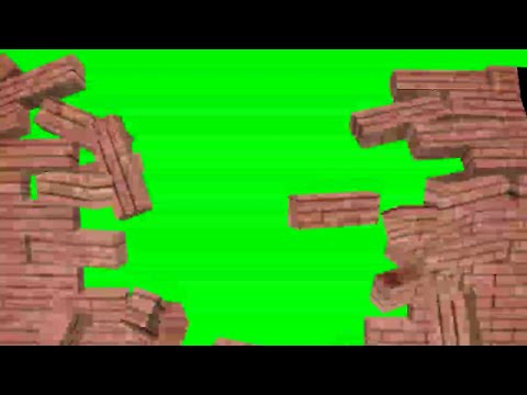 Wall Breaking Green Screen | Free Green Screen | Tech Library | #wall #break #greenscreen