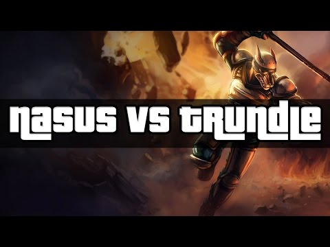 Riot K9 Nasus Vs Trundle (Grasp Of The Undying) | League Of Legends | HD