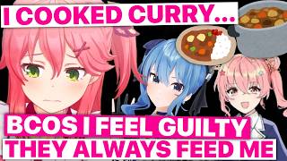 Miko Feels Guilty Hoshimachi Sisters Always Give Her Food... (Sakura Miko / Hololive) [Eng Subs]