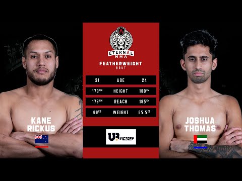ETERNAL MMA 53 - JOSHUA THOMAS VS KANE RICKUS - MMA FIGHT VIDEO