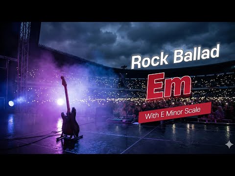 Epic Power Ballad Backing Track in E Minor | Guitar & Strings