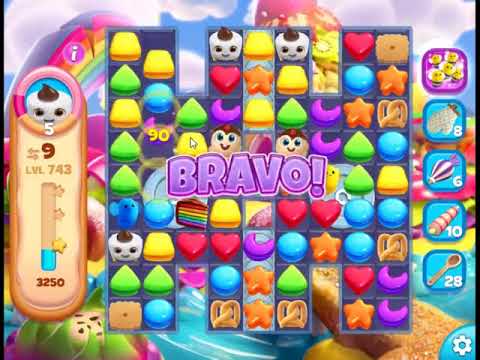 Cookie Jam Blast Level 743 - NO BOOSTERS 🍪 | SKILLGAMING ✔️