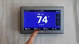 How to Set Your Trane Thermostat to the Heating or Cooling Mode