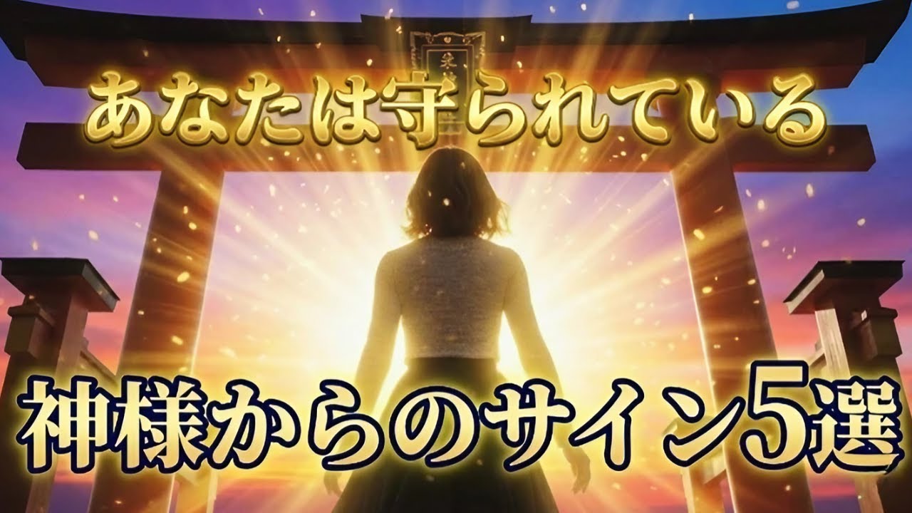 神様に守られている人にだけ現れる5つのサイン