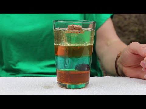 Forsche mit uns! - Flüssigkeiten stapeln