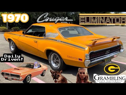 Daily Driven 1970 Cougar Eliminator 428 SUPER COBRA JET 4-Speed TRACK PACK!