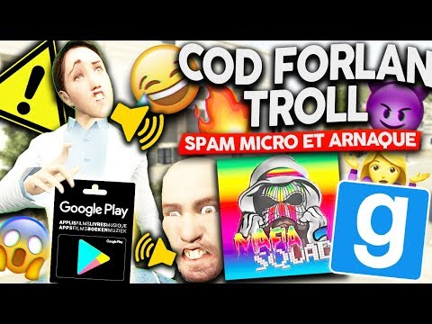 COD FORLAN DE RETOUR ARNAQUE DES KIKOOS ! SPAM MICRO INTENSE ! 😂😱 - GMOD DARKRP