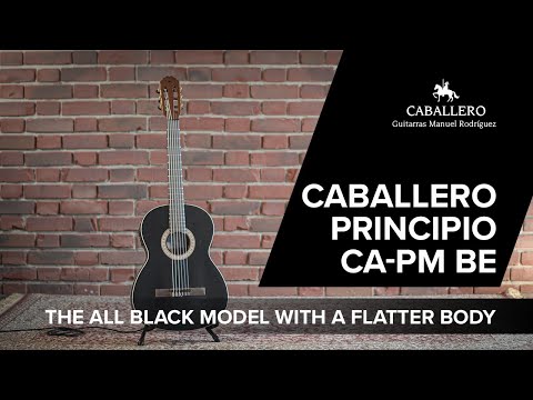 Manuel Rodriguez Caballero by MR Classical Guitar 4/4 Black with EQ image 5