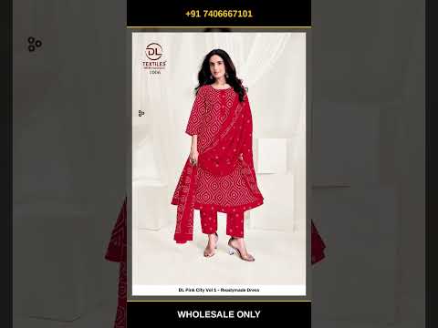 DL Pink City Vol 1 - Readymade Dress – product video thumbnail