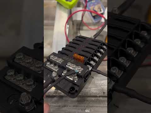 How to install 6 gang marine boat rocker switches and how to install WUPP Boat fuse block