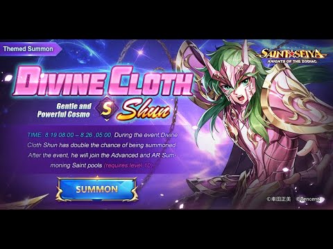 SAINT SEIYA AWAKENING GLOBALE RETOUR DE SHUN GC , JCJ MELEE , RC SORENTO ET ALDEBARAN