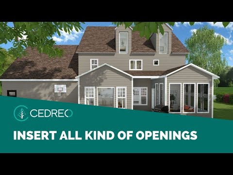 [Tutorial] How to Insert a Wall Opening in Cedreo?