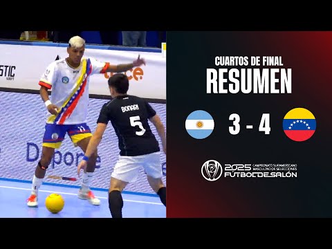Quarter-final summary: ARGENTINA VS VENEZUELA (South American Men's Futsal Championship)