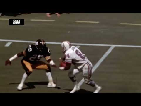 Houston Oilers - Earl Campbell TD pass vs Steelers 1980